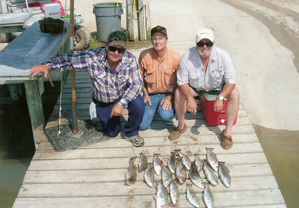 Don Netek, Tex Bonin, Capt. Wayne Vinton